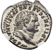 Denarius - Titus TR P VIIII IMP XIIII COS VII P P; Venus obverse image