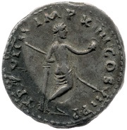 Denarius - Titus TR P VIIII IMP XIIII COS VII P P; Venus, Rome, 79 reverse image