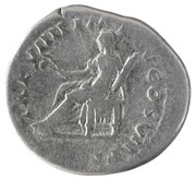 Denarius - Titus TR P VIIII IMP XV COS VII P P; Ceres, Rome, 79 reverse image