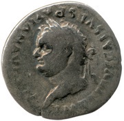 Denarius - Titus TR P VIIII IMP XV COS VII P P obverse image