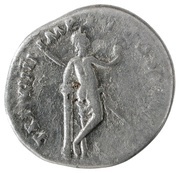 Denarius - Titus TR P VIIII IMP XV COS VII P P; Venus, Rome, 79 reverse image