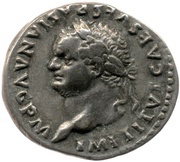 Denarius - Titus TR P VIIII IMP XV COS VII P P; Venus obverse image