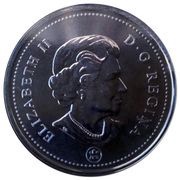 25 Cents - Elizabeth II Wedding obverse image