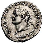 Denarius - Titus TR P IX IMP XV COS VIII P P obverse image