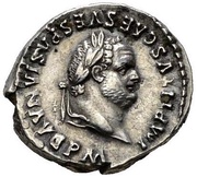 Denarius - Titus TR P IX IMP XV COS VIII P P obverse image