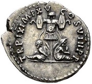 Denarius - Titus TR P IX IMP XV COS VIII P P, Rome, 80 reverse image