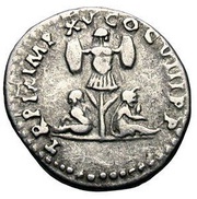 Denarius - Titus TR P IX IMP XV COS VIII P P, Rome, 80 reverse image