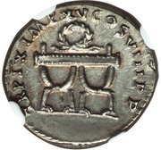 Denarius - Titus TR P IX IMP XV COS VIII P P, Rome, 80 reverse image