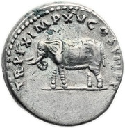 Denarius - Titus TR P IX IMP XV COS VIII P P, Rome, 80 reverse image