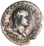 Denarius - Titus TR P IX IMP XV COS VIII P P obverse image