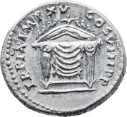 Denarius - Titus TR P IX IMP XV COS VIII P P, Rome, 80 reverse image
