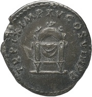 Denarius - Titus TR P IX IMP XV COS VIII P P, Rome, 80 reverse image