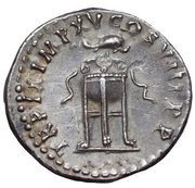 Denarius - Titus TR P IX IMP XV COS VIII P P, Rome, 80 reverse image