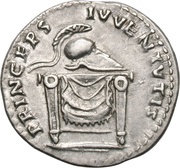 Denarius - Domitian PRINCEPS IVVENTVTIS, Rome, 80-81 reverse image