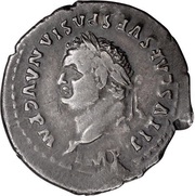 Denarius - Titus EX S C; Judaea obverse image