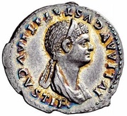 Denarius - Julia Titi VENVS AVG; Venus obverse image