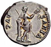 Denarius - Julia Titi VENVS AVG; Venus, Rome, 80-81 reverse image