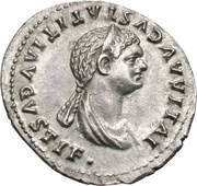 Denarius - Julia Titi VENVS AVGVST; Venus obverse image
