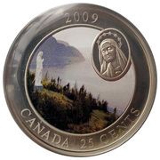 25 Cents - Elizabeth II Notre-Dame-du-Saguenay, Canada, 2009 reverse image