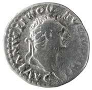 Denarius - Domitian TP P COS VII obverse image