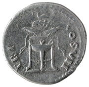 Denarius - Domitian TP P COS VII, Rome, 81 reverse image