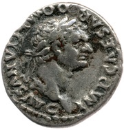 Denarius - Domitian TP P COS VII obverse image