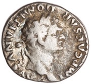 Denarius - Domitian TP P COS VII obverse image