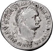 Denarius - Domitian P P COS VII DES VIII obverse image