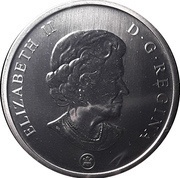 25 Cents - Elizabeth II Canada Day obverse image