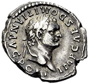 Denarius - Domitian P P COS VII DES VIII obverse image
