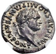 Denarius - Domitian P P COS VII DES VIII obverse image