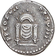 Denarius - Domitian P P COS VII DES VIII, Rome, 81 reverse image