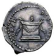 Denarius - Domitian COS VII DES VIII P P, Rome, 81 reverse image