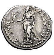 Denarius - Domitian COS VII DES VIII P P, Rome, 81 reverse image