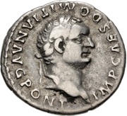 Denarius - Domitian COS VII DES VIII P P obverse image