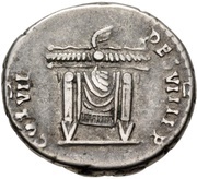 Denarius - Domitian COS VII DES VIII P P, Rome, 81 reverse image