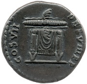 Denarius - Domitian COS VII DES VIII P P, Rome, 81 reverse image