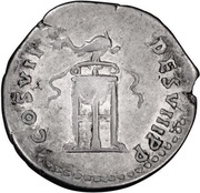 Denarius - Domitian COS VII DES VIII P P, Rome, 81 reverse image