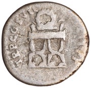 Denarius - Domitian TR P COS VII DES VIII P P, Rome, 81 reverse image