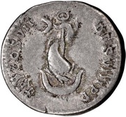 Denarius - Domitian TR P COS VII DES VIII P P, Rome, 81 reverse image
