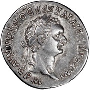 Denarius - Domitian TR P COS VII DES VIII P P; Minerva and Victory obverse image