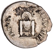Denarius - Domitian TR P COS VII DES VIII P P, Rome, 81 reverse image