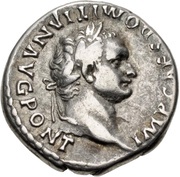 Denarius - Domitian TR P COS VII DES VIII P P obverse image