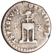 Denarius - Domitian TR P COS VII DES VIII P P, Rome, 81 reverse image