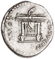 Denarius - Domitian TR POT COS VIII P P, Rome, 82 reverse image