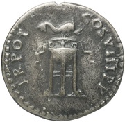 Denarius - Domitian TR POT COS VIII P P, Rome, 82 reverse image
