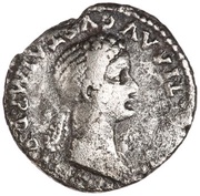 Denarius - Domitia CONCORDIA AVGVST obverse image