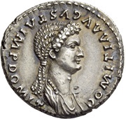 Denarius - Domitia PIETAS AVGVST; Pietas obverse image