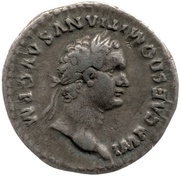Denarius - Domitian TR POT COS VIIII P P; Minerva obverse image