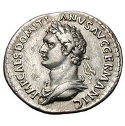 Denarius - Domitian P M TR POT III IMP V COS X P P; Minerva obverse image